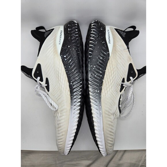 Adidas Alphabounce 1 Shoes Men\'s 12 White Running Athletic Workout Road Sneakers